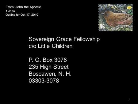 Sovereign Grace Fellowship