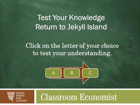 ABC. Question 1 What event in U.S. history in the early 1900s resulted in a call for reform of central banking? The Panic of 1907 A The stock market crash.