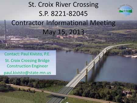 St. Croix River Crossing S. P