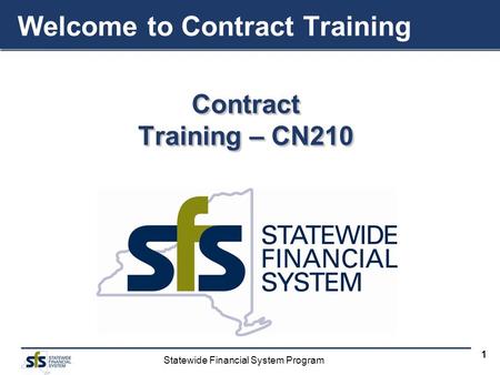 Welcome to Contract Training