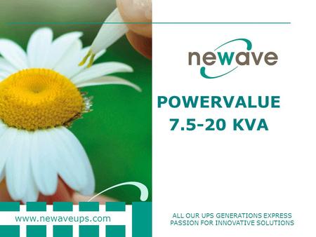 POWERVALUE 7.5-20 KVA.