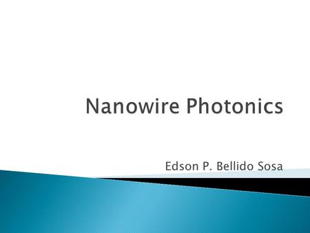 Edson P. Bellido Sosa. Emission Transmission Modulation Signal processing Detection Sensing