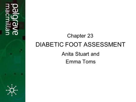 DIABETIC FOOT ASSESSMENT