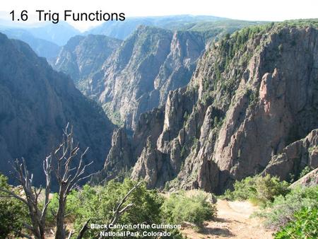 Black Canyon of the Gunnison National Park, Colorado