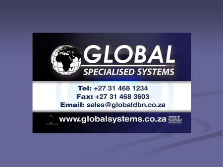 GLOBAL SPECIALISED SYSTEMS (KZN) (Pty) Ltd