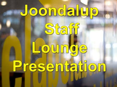 1. Proposal Convert 8.201 (Existing Staff Room) to a dedicated Staff Development Facility. Develop 9.207 (Vacant Cafeteria) into a Staff Lounge. 2.