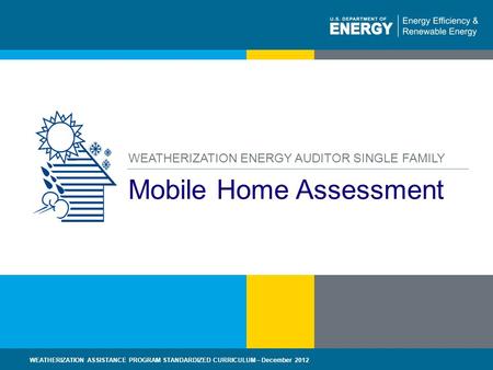 Mobile Home Assessment