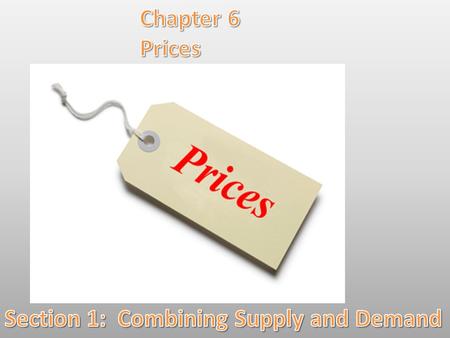 Lesson Objectives: By the end of this lesson you will be able to: *Explain how supply and demand create equilibrium in the marketplace. *Identify two.