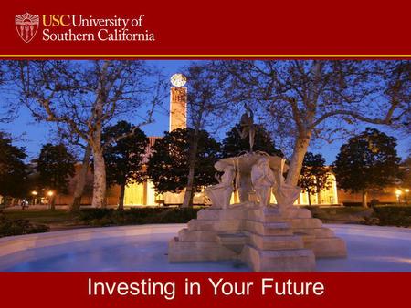 Investing in Your Future. Workshop Agenda The Financial Aid Equation The Basic Formula Types of Financial Aid Scholarships, Grants, Work-Study & Loans.