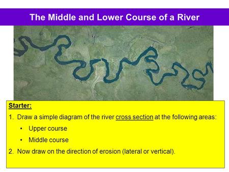 The Middle and Lower Course of a River