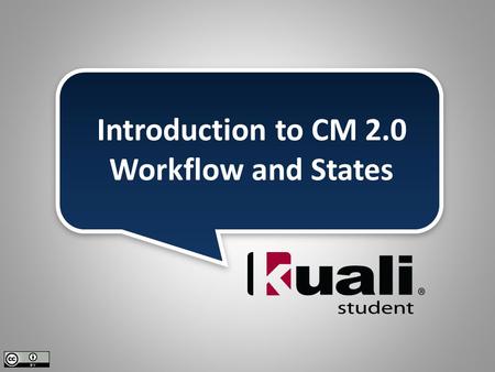 Introduction to CM 2.0 Workflow and States. 2 Demonstration and Definitions Mapping Workflow Gathering Members Topics.