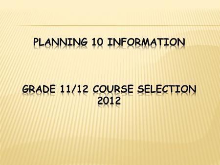 A – F Mr. Tse G – MMr. Moan N – ZMr. Share Educational counselling - course selection, course changes, career plans, graduation requirements, and post-secondary.