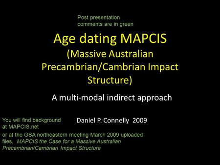 A multi-modal indirect approach Daniel P. Connelly 2009