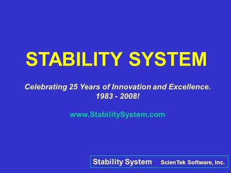 Celebrating 25 Years of Innovation and Excellence.