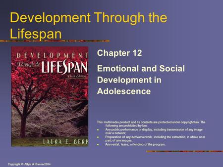 Development Through the Lifespan