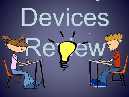 Literary Devices Review