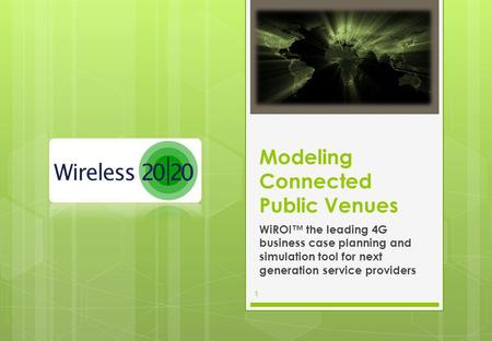 Modeling Connected Public Venues