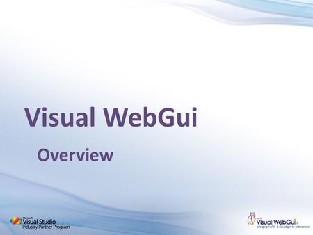 Visual WebGui    Overview