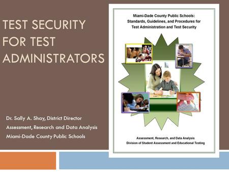 Test Security for Test Administrators