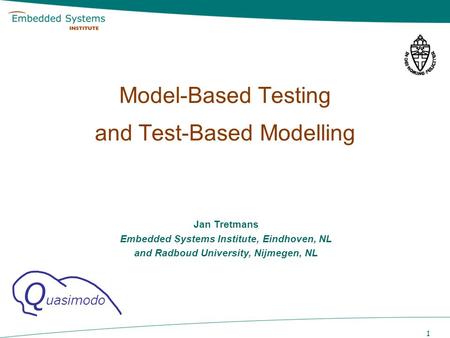 Model-Based Testing and Test-Based Modelling