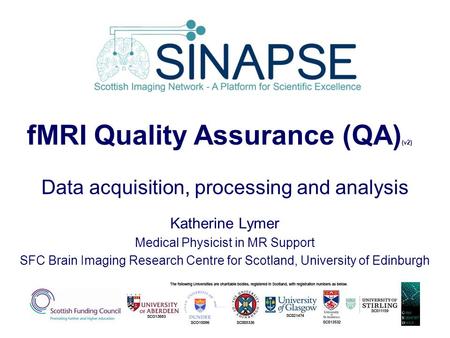 fMRI Quality Assurance (QA)(v2)