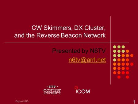 CW Skimmers, DX Cluster, and the Reverse Beacon Network