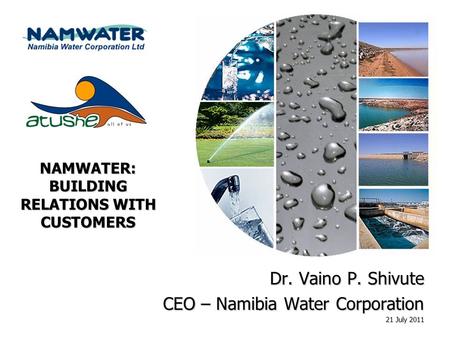 NAMWATER: BUILDING RELATIONS WITH CUSTOMERS