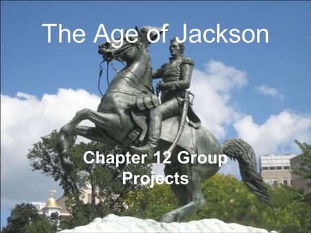 Chapter 12 Group Projects