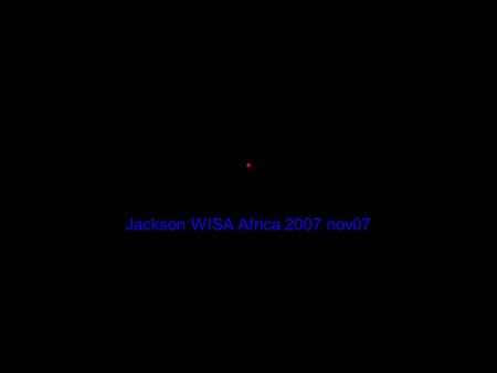 . Jackson WISA Africa 2007 nov07. Improving Prospects for Financing Water Services WISA Africa 2007 Barry M. Jackson Development Bank of Southern Africa.