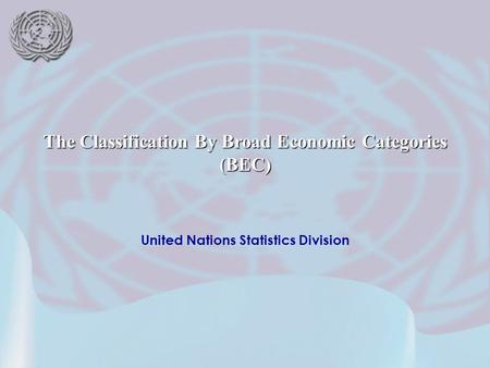 United Nations Statistics Division