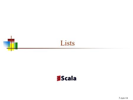 7-Jun-14 Lists. Arrays and Lists Arrays are a fixed length and occupy sequential locations in memory This makes random access (for example, getting the.