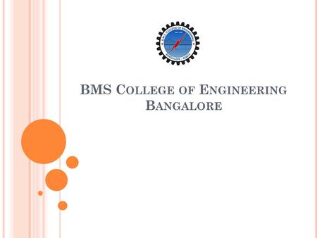 BMS COLLEGE OF ENGINEERING BANGALORE