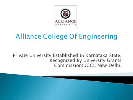 Alliance College Of Engineering