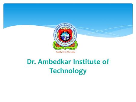 Dr. Ambedkar Institute of Technology