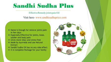 Sandhi Sudha - A very highly successive oil
