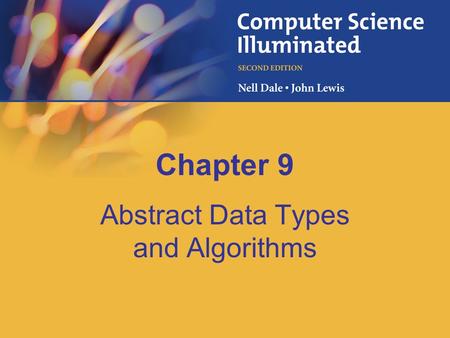 Abstract Data Types and Algorithms