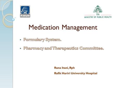 Medication Management