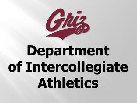 UM Athletics Budget 1988 1992 2005 2010 2011 2013 $1.8 million $4 million $9.2 million $12.8 million $11.8 million $15.2 million $4.5 million – 2012.