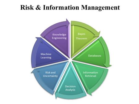 Risk & Information Management. World Leaders in Applications of Risk Assessment with Bayesian Networks Fenton, Neil, Marsh.