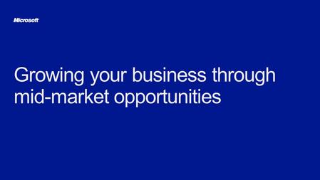 Agenda 2 The customer One platform for all customers Enables small businesses around the world, powers many of the worlds largest data centers, and.