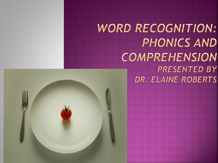 O Motivation for literacy O Concepts of print O Word/World knowledge O Language development O Listening/thinking skills O Sight words O Phonemic awareness.