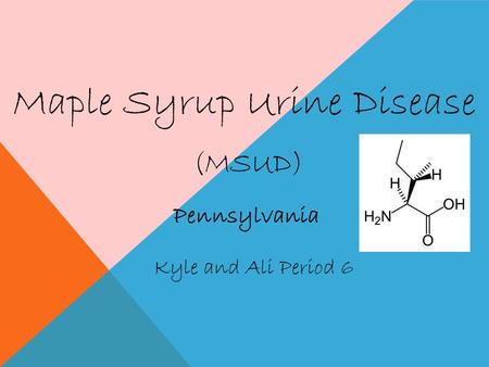 Maple Syrup Urine Disease