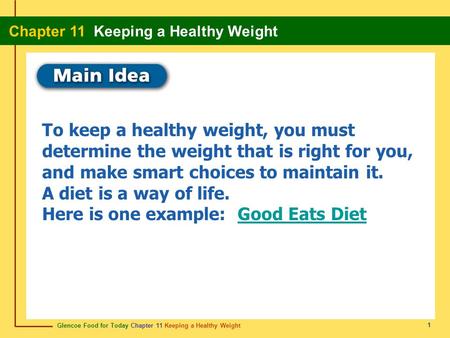 Here is one example: Good Eats Diet