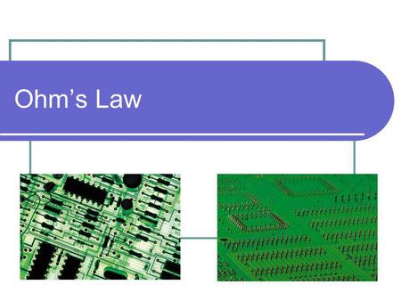 Ohm’s Law.