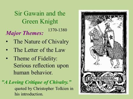 Sir Gawain and the Green Knight