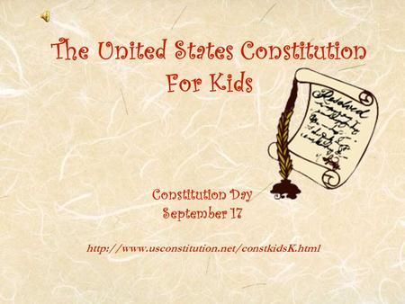 The United States Constitution For Kids