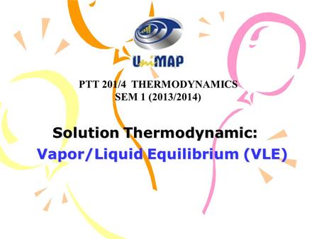 Solution Thermodynamic: