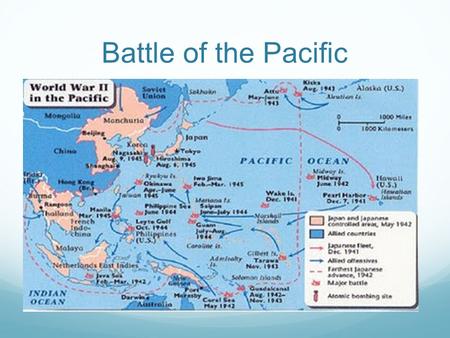 Battle of the Pacific. Shaping Military Strategy “Island Hopping” is the phrase given to the strategy employed by the United States to gain military bases.