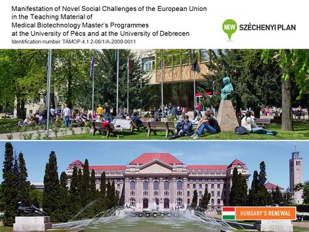 Manifestation of Novel Social Challenges of the European Union in the Teaching Material of Medical Biotechnology Master’s Programmes at the University.