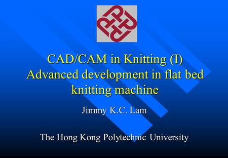 Jimmy K.C. Lam The Hong Kong Polytechnic University